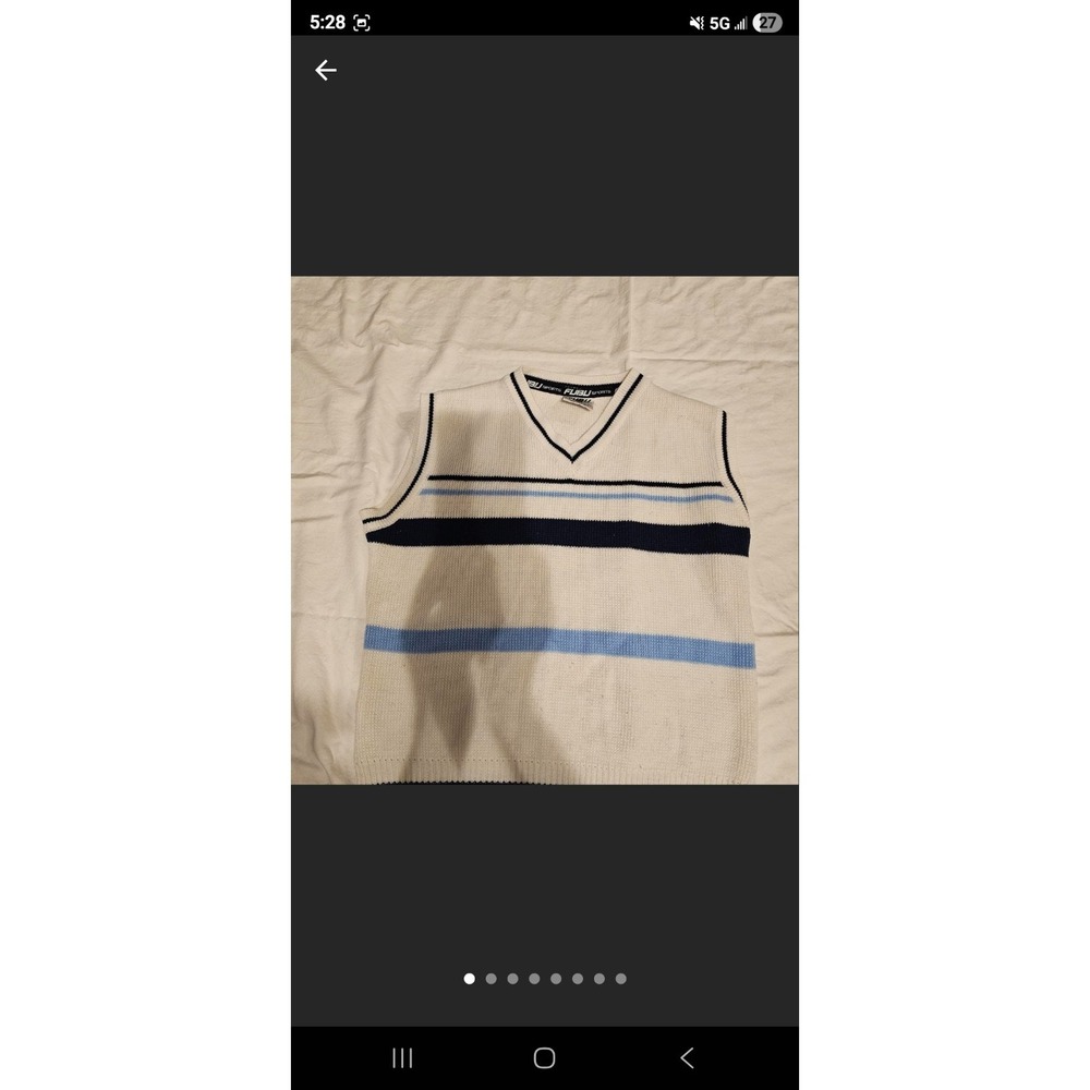 Y2K Fubu sweater vest